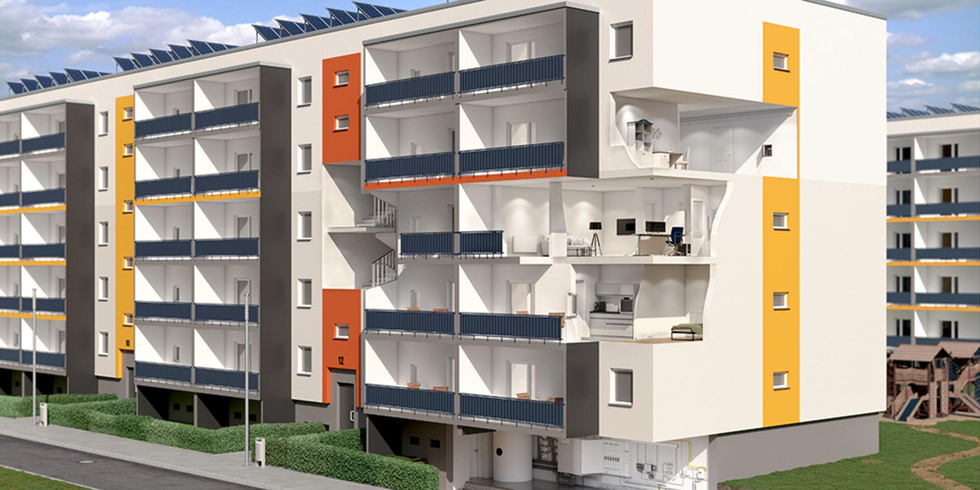 Elektroinstallation im Wohnungsbau bei Pink Solar GmbH in Regensburg
